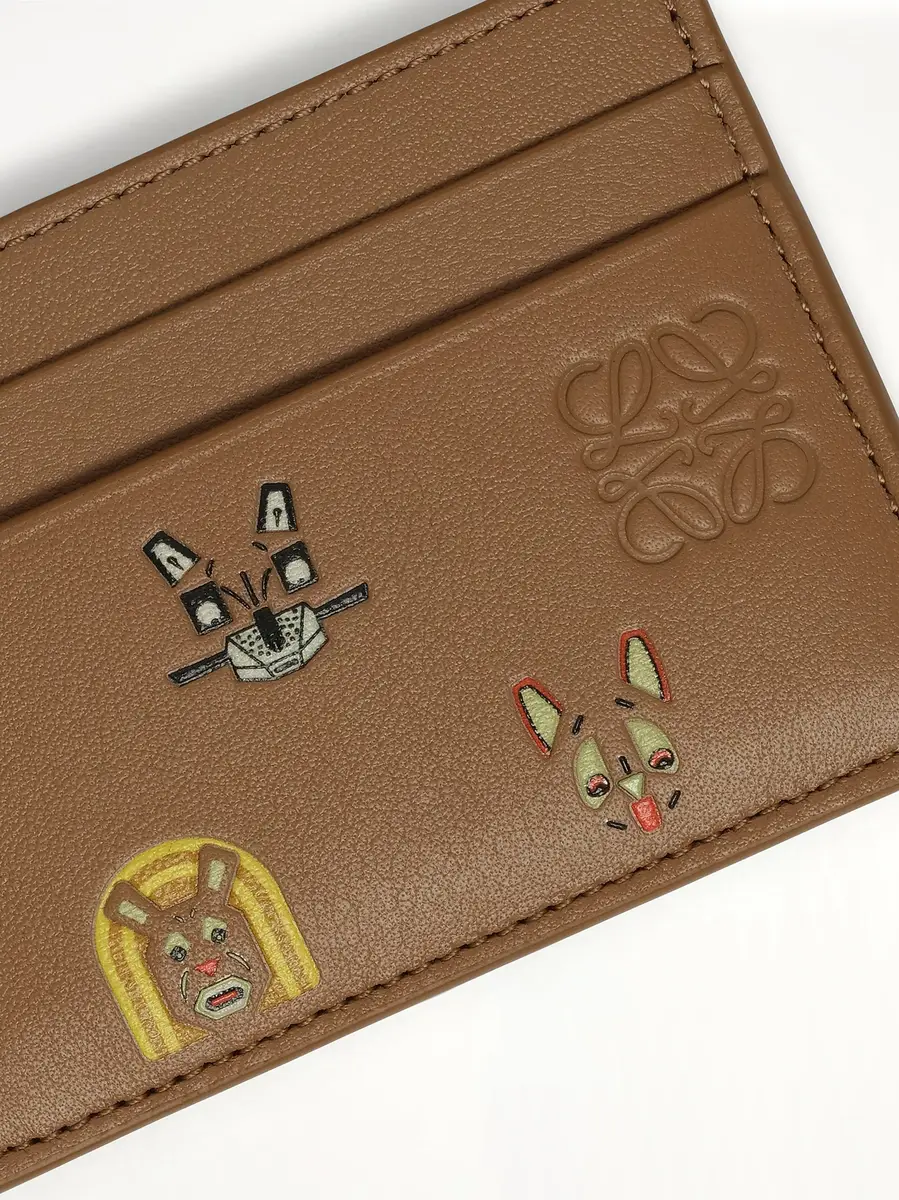 Loewe Plain Cardholders Cats in Mocha | Thumbnail 4 Loewe Plain Cardholders Cats in Mocha | Thumbnail 4
