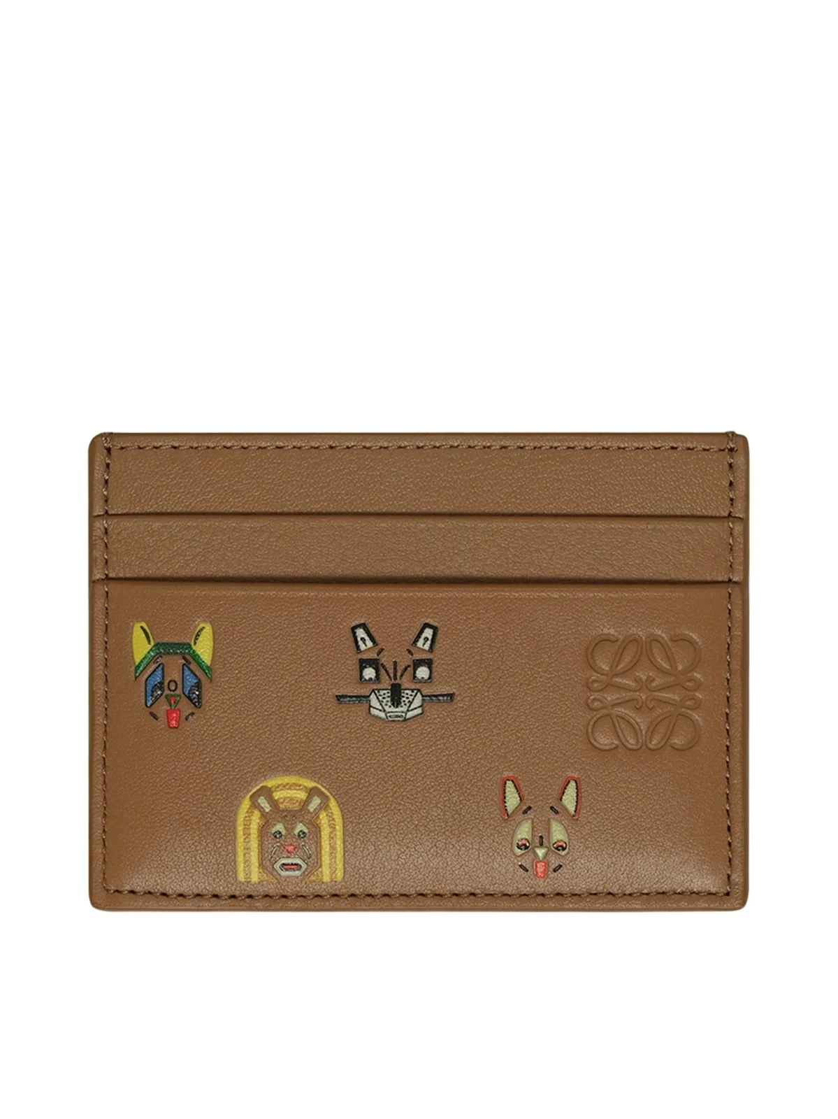 Plain Cardholders Cats in Mocha