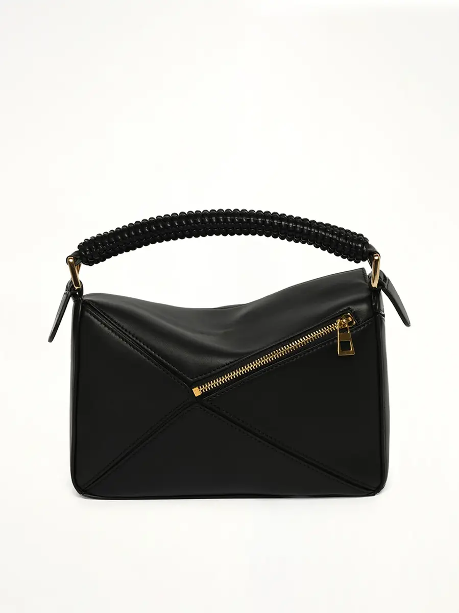 Loewe Puzzle Woven Handle Small Bag | Thumbnail 3 Loewe Puzzle Woven Handle Small Bag | Thumbnail 3