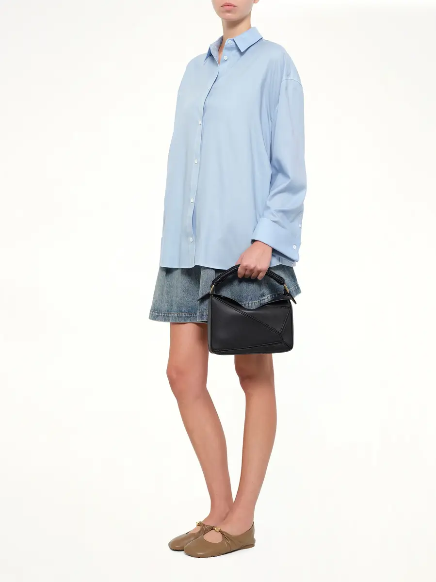 Loewe Puzzle Woven Handle Small Bag | Thumbnail 4 Loewe Puzzle Woven Handle Small Bag | Thumbnail 4