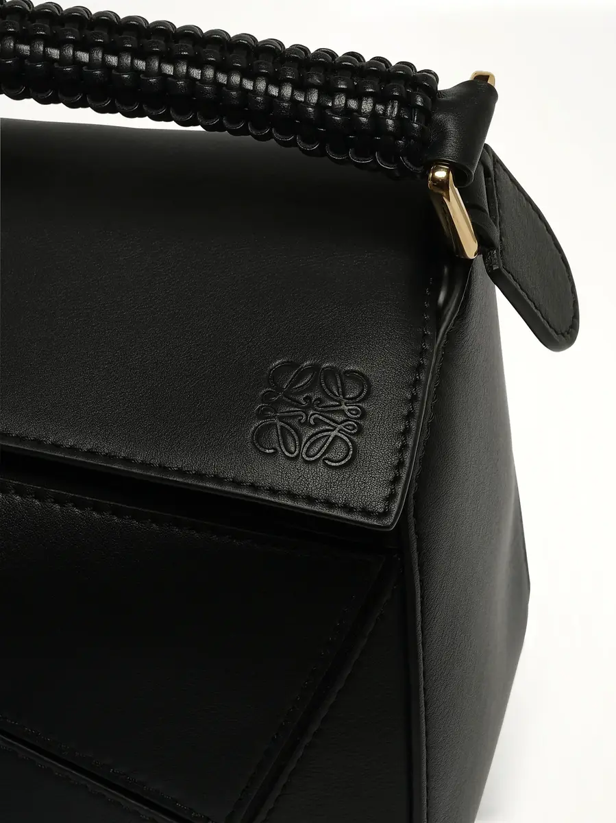 Loewe Puzzle Woven Handle Small Bag | Thumbnail 6 Loewe Puzzle Woven Handle Small Bag | Thumbnail 6