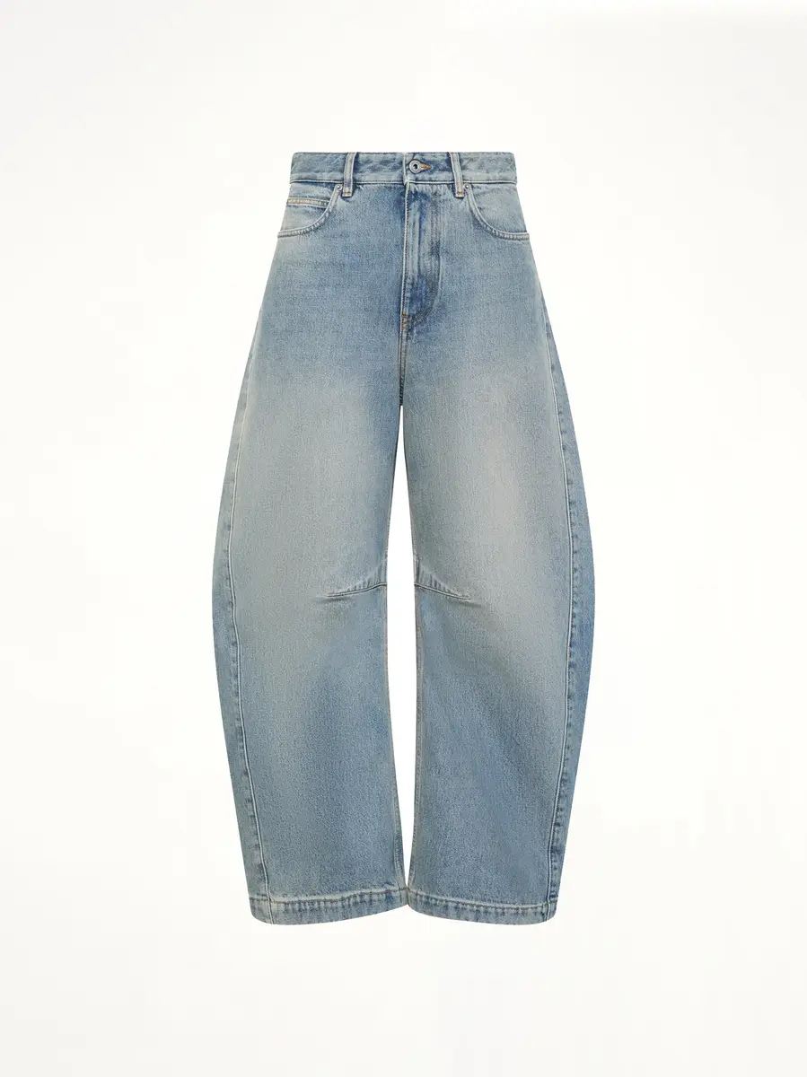 Loewe Barrel Jeans in Washed Denim | Thumbnail 2 Loewe Barrel Jeans in Washed Denim | Thumbnail 2