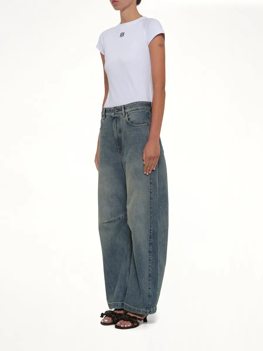 Loewe Barrel Jeans in Washed Denim | Thumbnail 4 Loewe Barrel Jeans in Washed Denim | Thumbnail 4