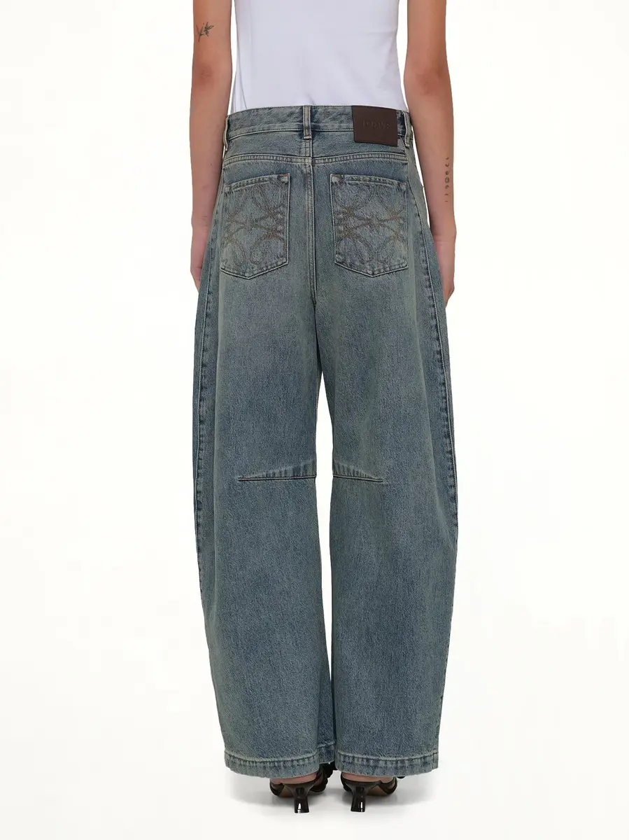 Loewe Barrel Jeans in Washed Denim | Thumbnail 5 Loewe Barrel Jeans in Washed Denim | Thumbnail 5