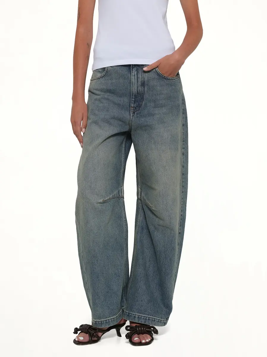 Loewe Barrel Jeans in Washed Denim | Thumbnail 6 Loewe Barrel Jeans in Washed Denim | Thumbnail 6