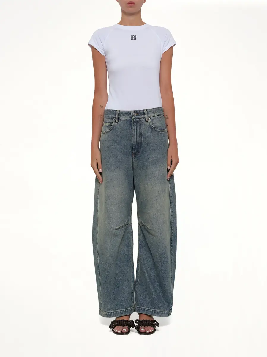 Loewe Barrel Jeans in Washed Denim | Thumbnail 7 Loewe Barrel Jeans in Washed Denim | Thumbnail 7