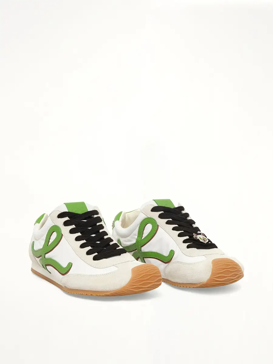 Loewe Ballet Runner 2.0 Louis Wain Sneaker in White/green | Thumbnail 2 Loewe Ballet Runner 2.0 Louis Wain Sneaker in White/green | Thumbnail 2