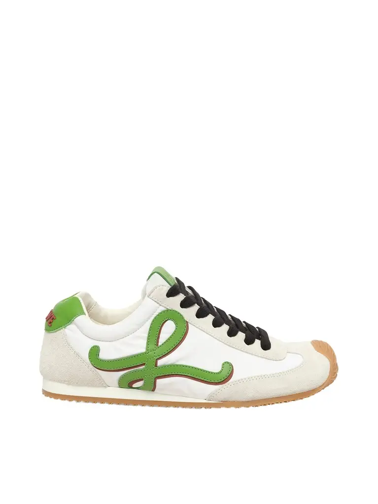 Ballet Runner 2.0 Louis Wain Sneaker in White/green Ballet Runner 2.0 Louis Wain Sneaker in White/green