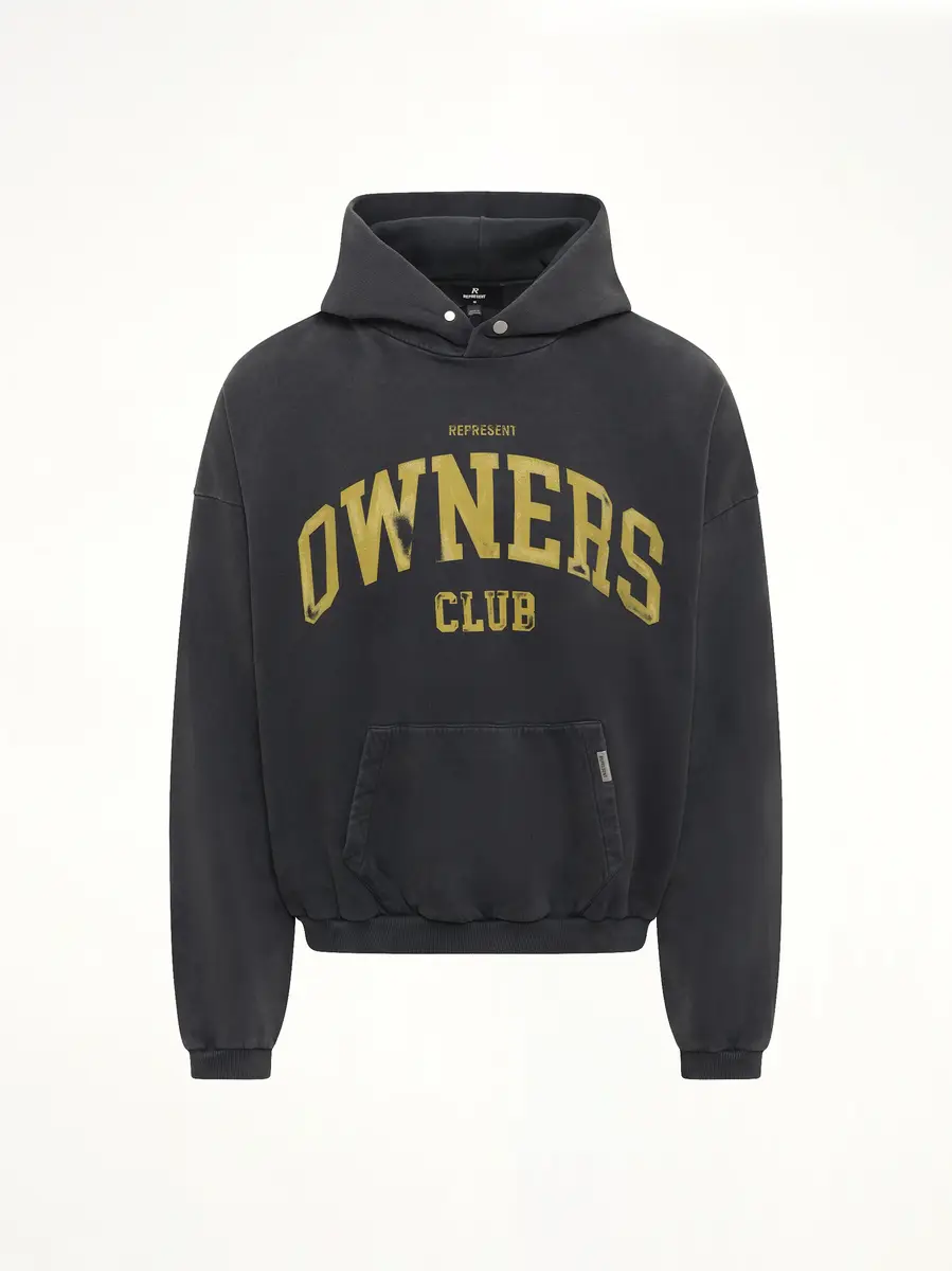 Represent Represent Owners Club Hoodie in Faded Black | Thumbnail 2 Represent Represent Owners Club Hoodie in Faded Black | Thumbnail 2