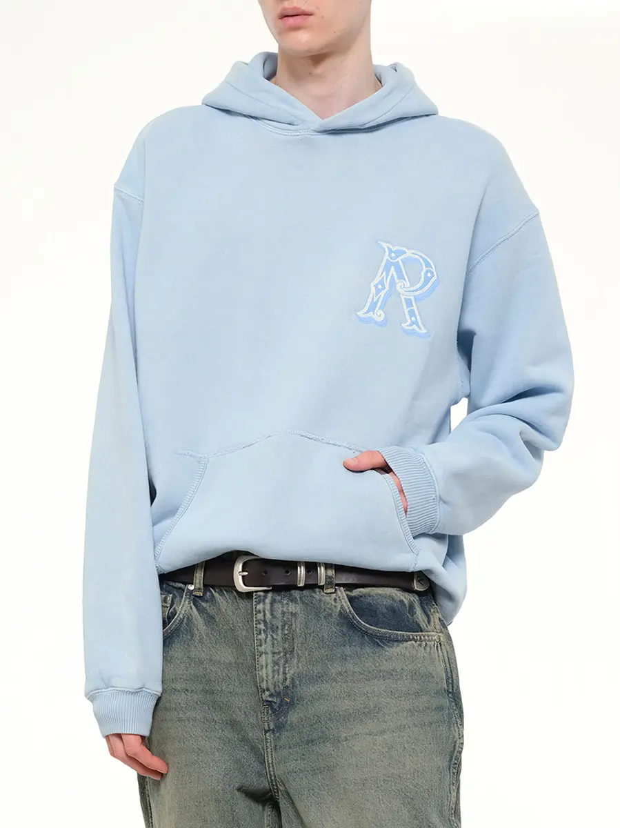Represent Western Initial Hoodie in Mountain Bluebird | Thumbnail 6 Represent Western Initial Hoodie in Mountain Bluebird | Thumbnail 6