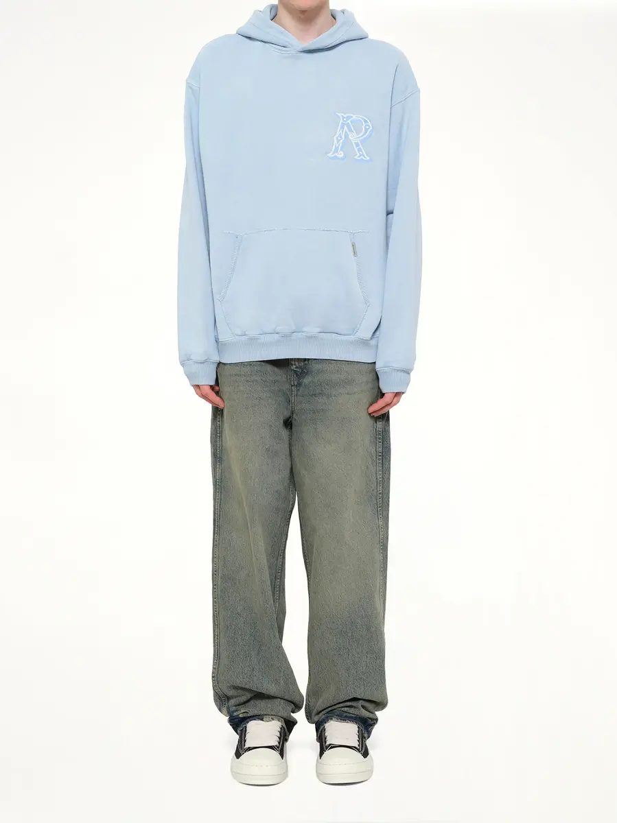 Represent Western Initial Hoodie in Mountain Bluebird | Thumbnail 7 Represent Western Initial Hoodie in Mountain Bluebird | Thumbnail 7