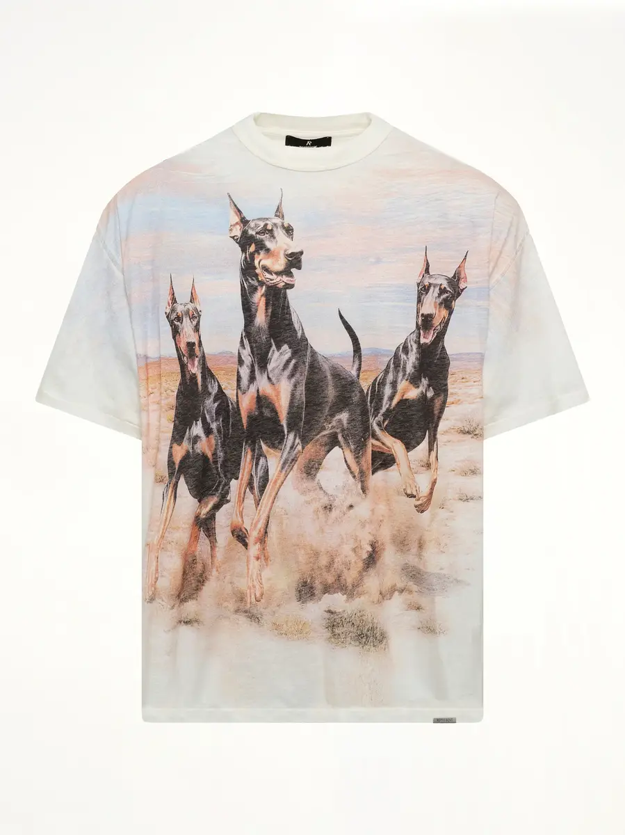 Represent Western Dobermans T-shirt in Flat White | Thumbnail 2 Represent Western Dobermans T-shirt in Flat White | Thumbnail 2