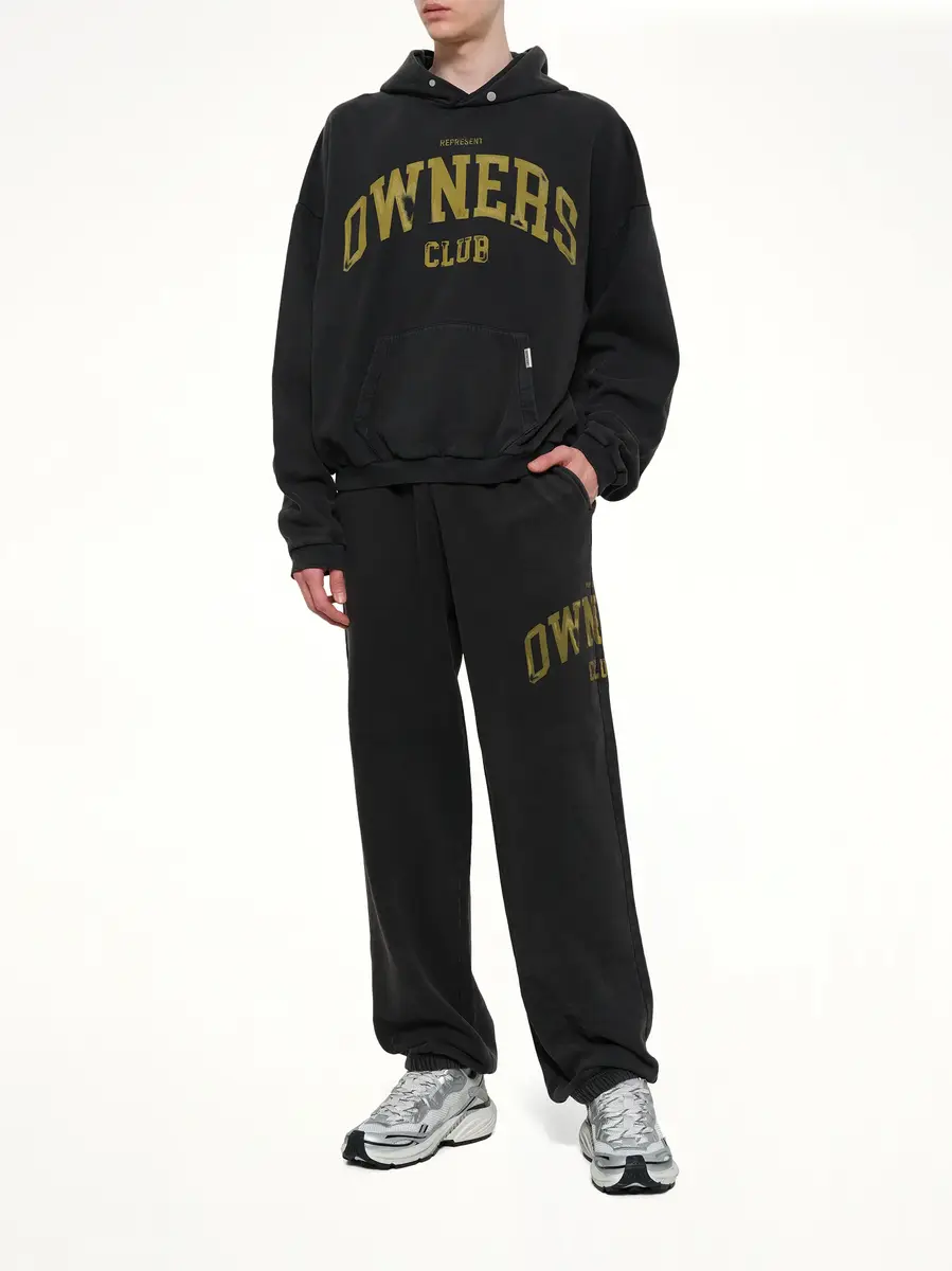 Represent Represent Owners Club Sweatpant in Faded Black | Thumbnail 4 Represent Represent Owners Club Sweatpant in Faded Black | Thumbnail 4
