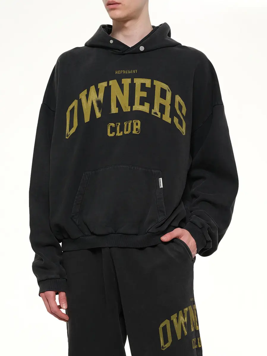 Represent Represent Owners Club Sweatpant in Faded Black | Thumbnail 6 Represent Represent Owners Club Sweatpant in Faded Black | Thumbnail 6