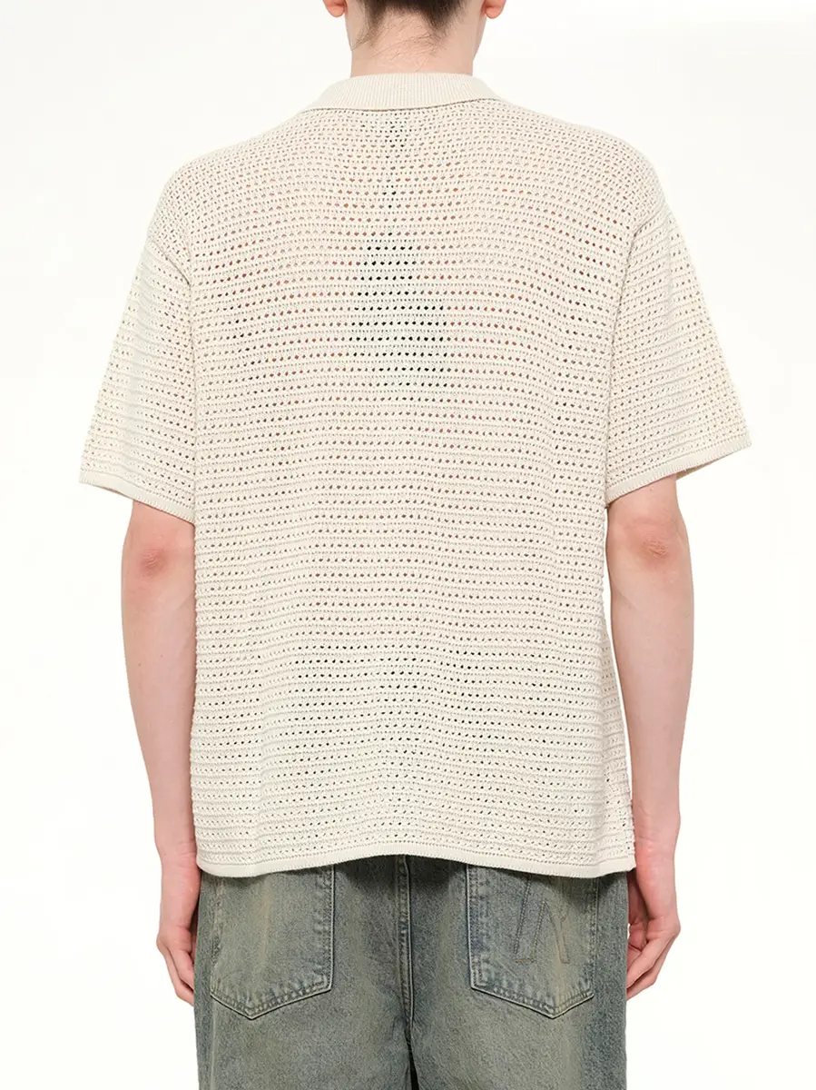 Represent Pico Knit Shirt in Ecru | Thumbnail 5