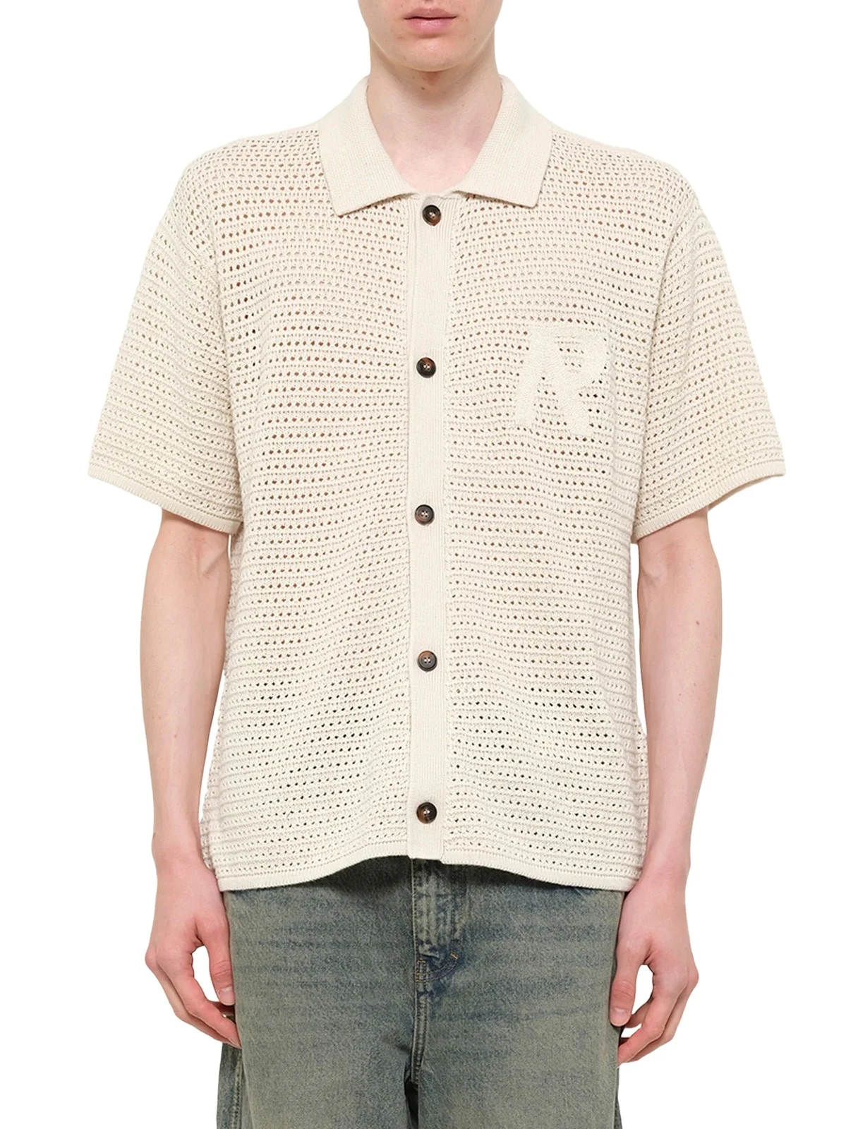 Represent Pico Knit Shirt in Ecru
