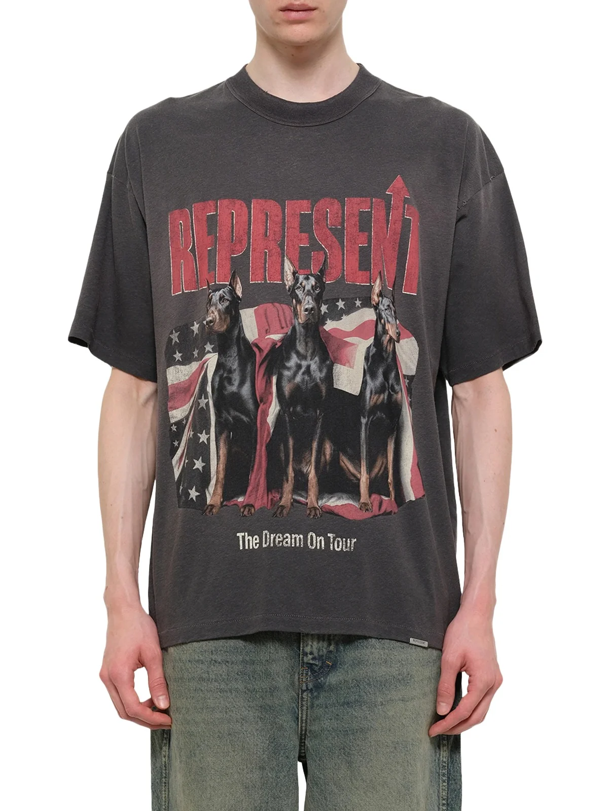 Represent Dream On Tour T-shirt in Sun Fade Grey