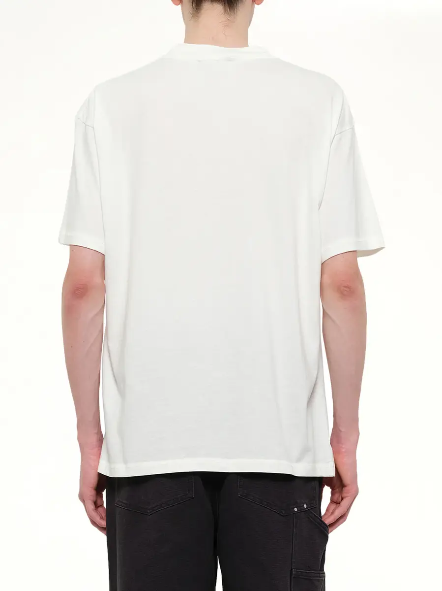 Represent Western Initial T-shirt in Flat White | Thumbnail 5 Represent Western Initial T-shirt in Flat White | Thumbnail 5