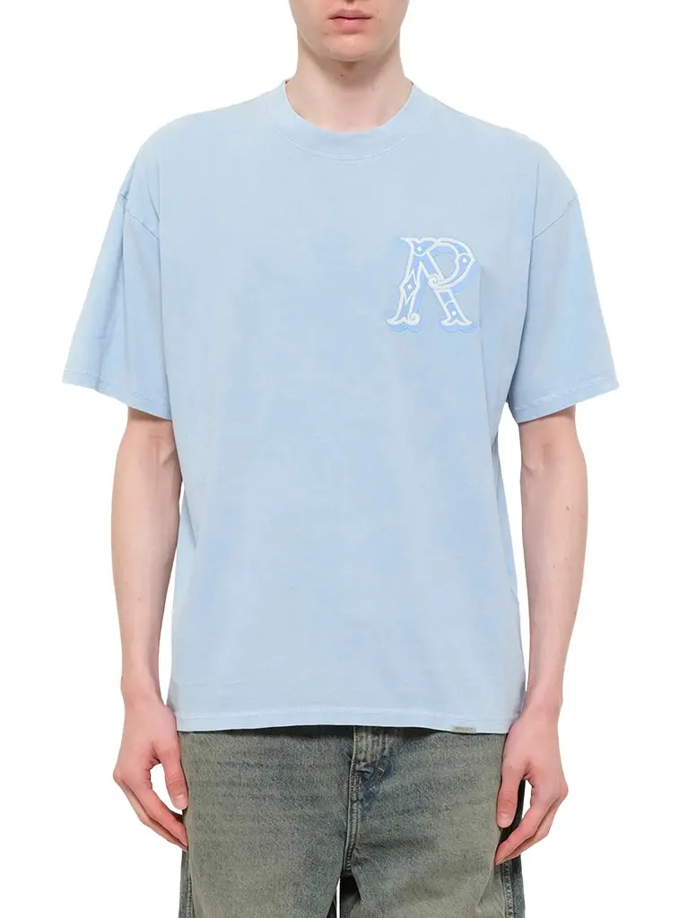 Represent Western Initial T-shirt in Mountain Bluebird