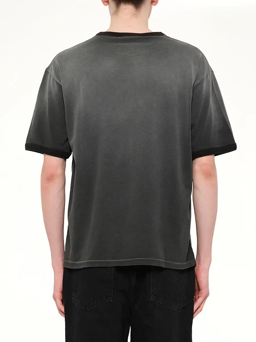 Represent Represent Ringer T-shirt in Stained Black | Thumbnail 5 Represent Represent Ringer T-shirt in Stained Black | Thumbnail 5