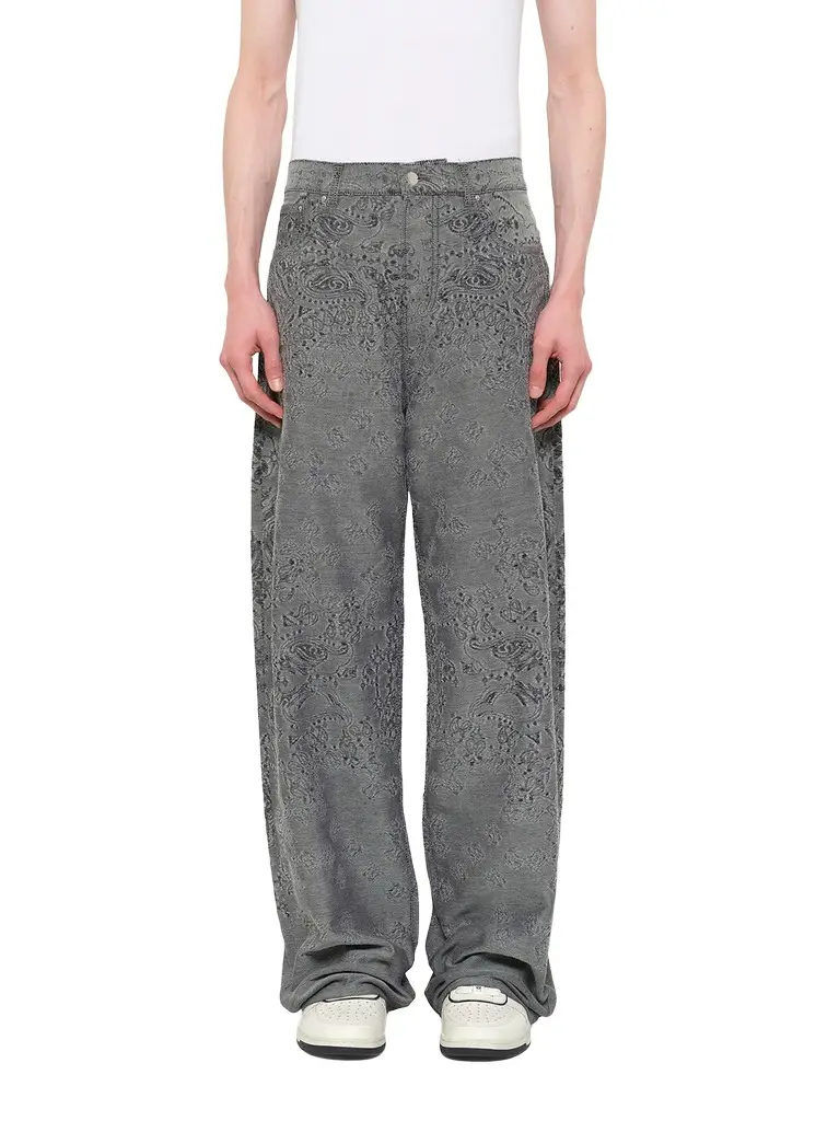 AMIRI MA Quad Bandana Baggy Jeans