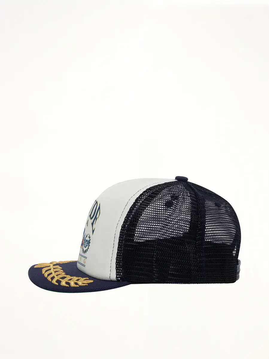Rhude Usa Sailing Icon Trucker Hat in Navy/white | Thumbnail 2 Rhude Usa Sailing Icon Trucker Hat in Navy/white | Thumbnail 2