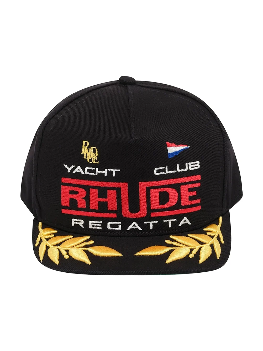 Rhude Regatta Club Hat in Black/white