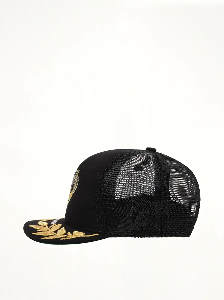 Rhude Montenegro Regatta Trucker Hat in Black/navy | Thumbnail 2 Rhude Montenegro Regatta Trucker Hat in Black/navy | Thumbnail 2