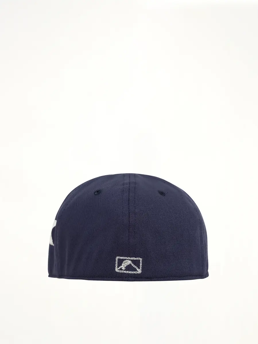 Rhude Grapevine R-crown Fitted Hat in Navy/white | Thumbnail 3 Rhude Grapevine R-crown Fitted Hat in Navy/white | Thumbnail 3
