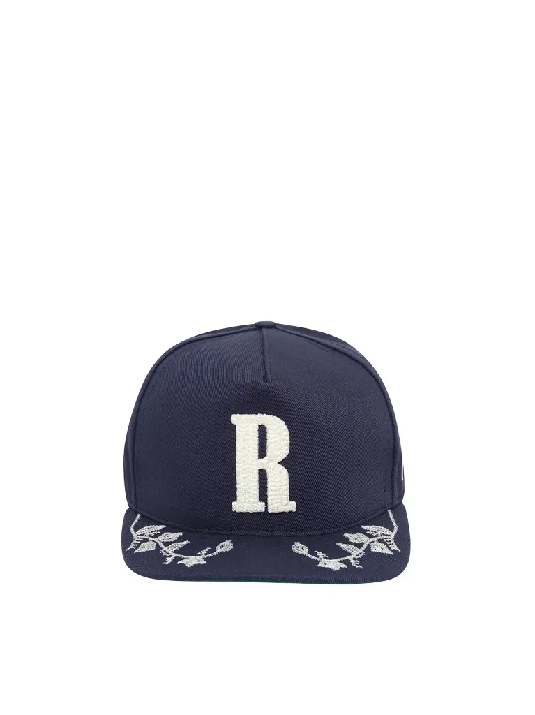Rhude Grapevine R-crown Fitted Hat in Navy/white