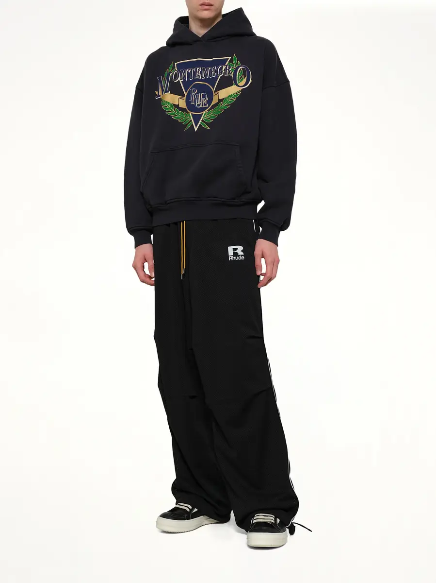 Rhude Montenegro Regatta Hoodie in Vintage Black/navy | Thumbnail 4 Rhude Montenegro Regatta Hoodie in Vintage Black/navy | Thumbnail 4
