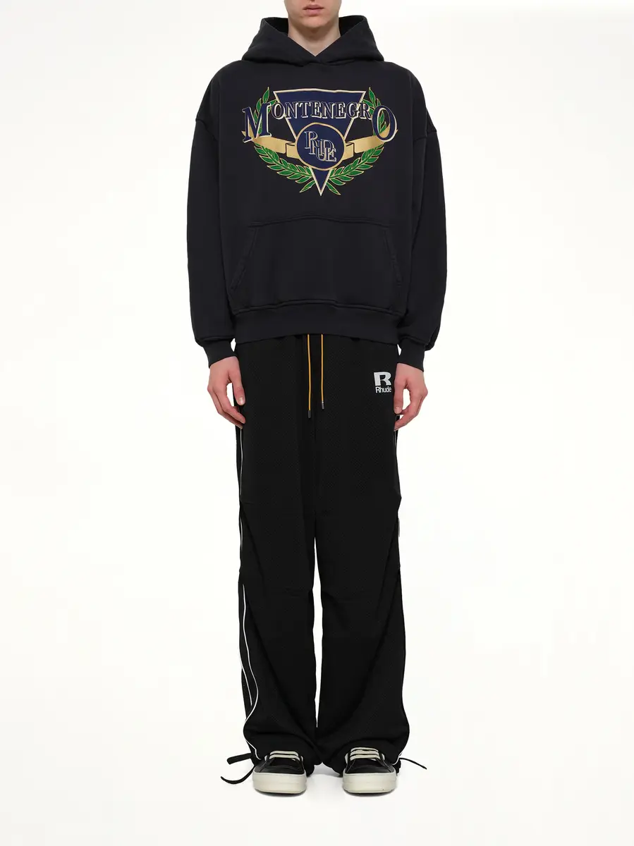Rhude Montenegro Regatta Hoodie in Vintage Black/navy | Thumbnail 7 Rhude Montenegro Regatta Hoodie in Vintage Black/navy | Thumbnail 7