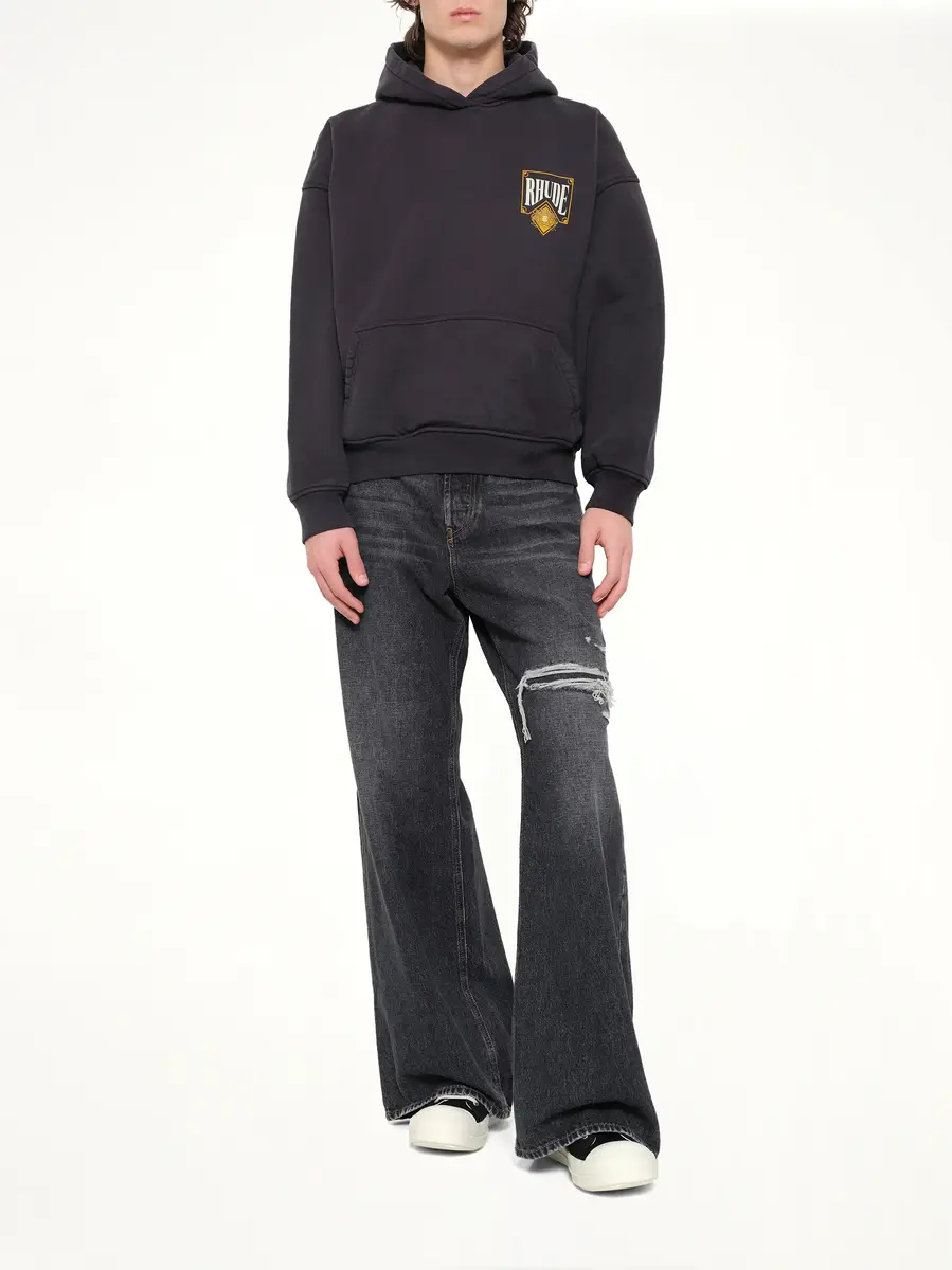 Rhude Rhude Playing Card Hoodie in Vintage Black | Thumbnail 4 Rhude Rhude Playing Card Hoodie in Vintage Black | Thumbnail 4