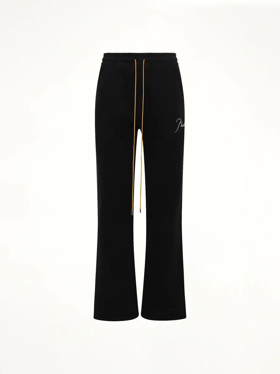 Rhude Classique Sweatpant in Black/white | Thumbnail 2 Rhude Classique Sweatpant in Black/white | Thumbnail 2