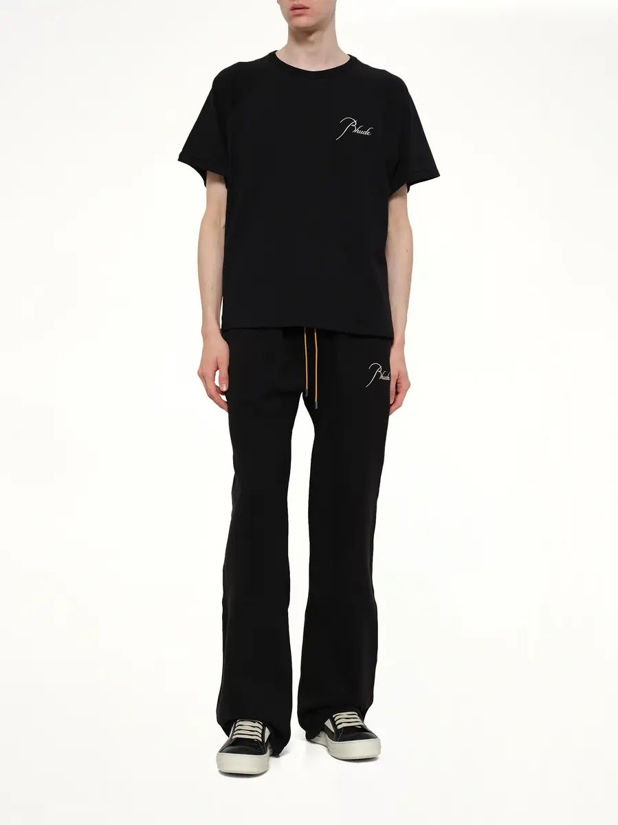 Rhude Classique Sweatpant in Black/white | Thumbnail 4 Rhude Classique Sweatpant in Black/white | Thumbnail 4