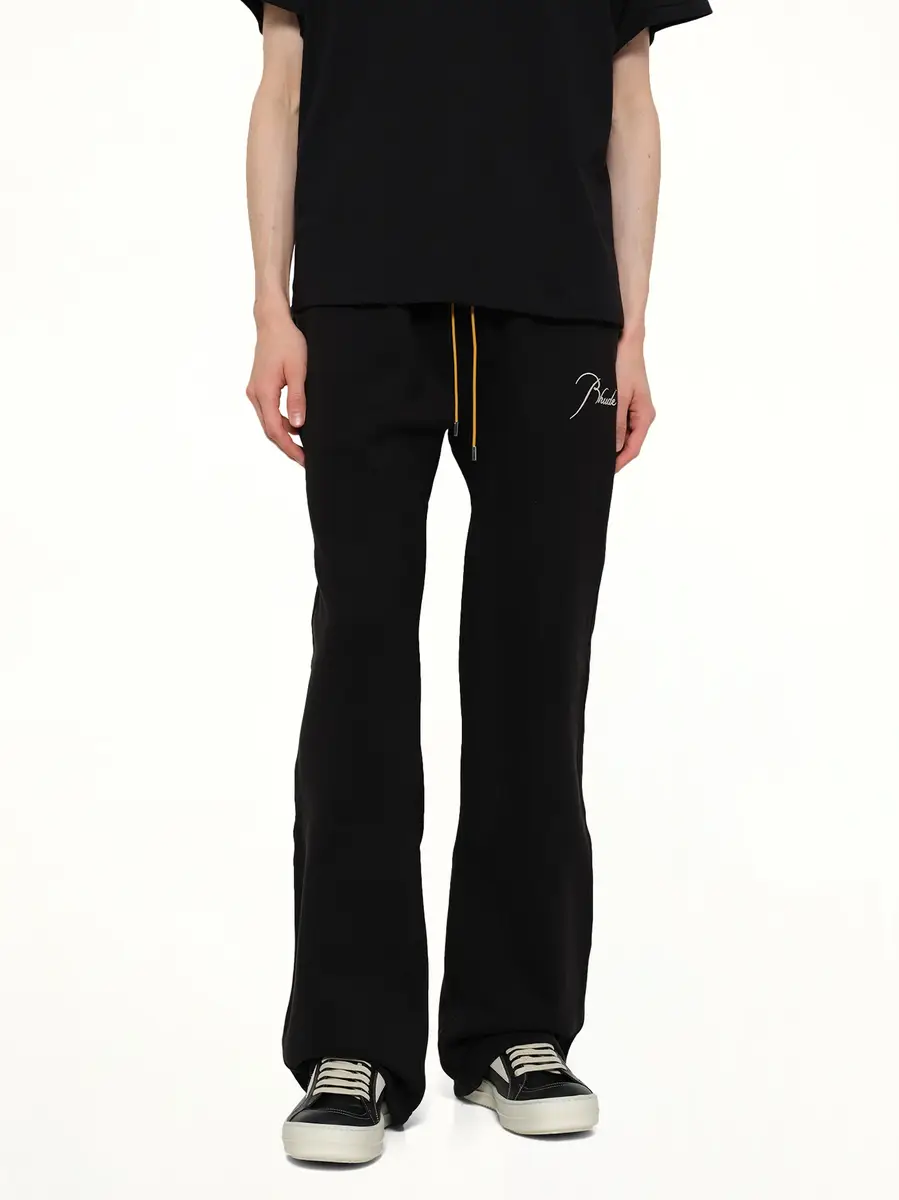 Rhude Classique Sweatpant in Black/white | Thumbnail 6 Rhude Classique Sweatpant in Black/white | Thumbnail 6