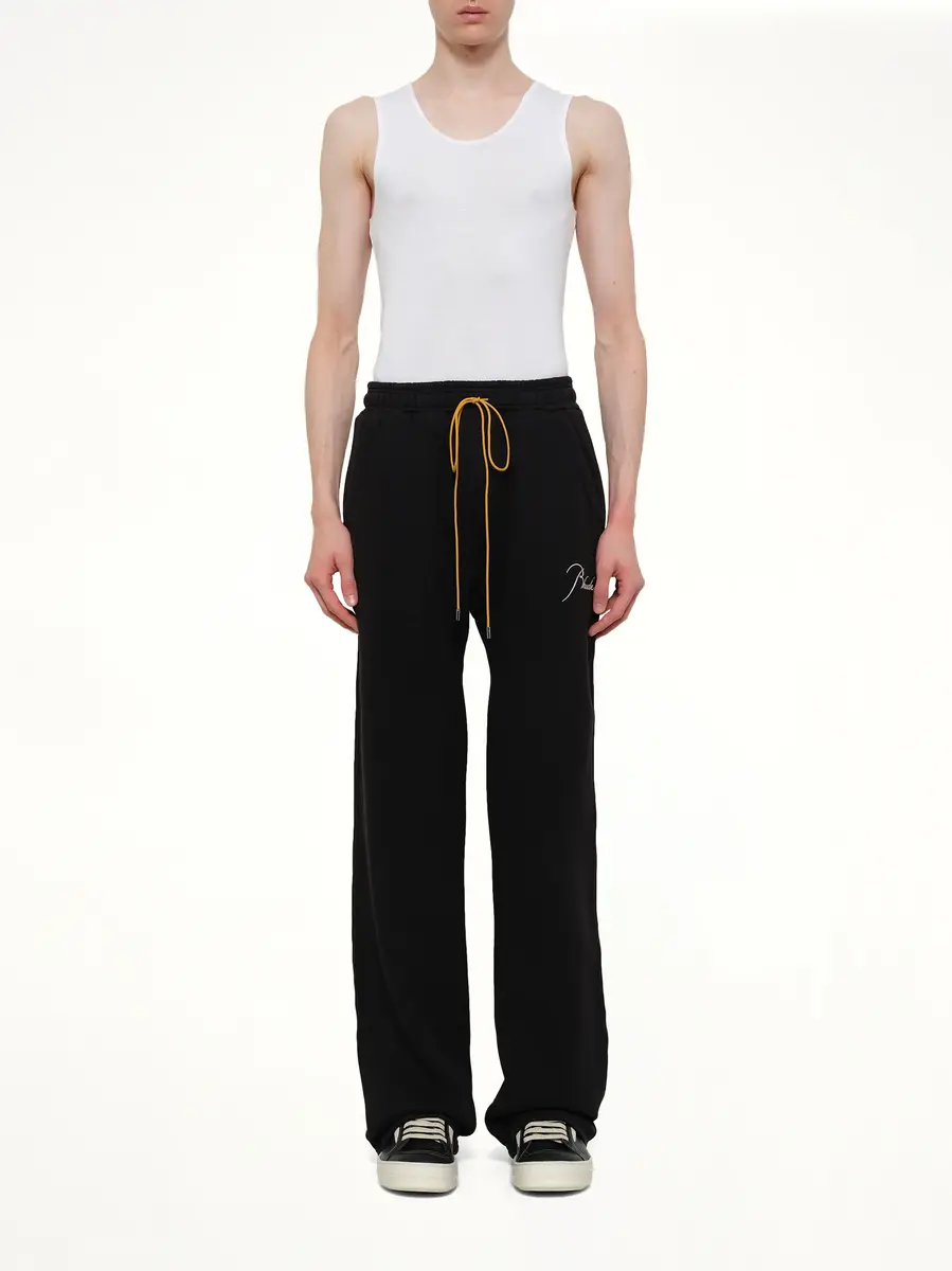Rhude Classique Sweatpant in Black/white | Thumbnail 7 Rhude Classique Sweatpant in Black/white | Thumbnail 7