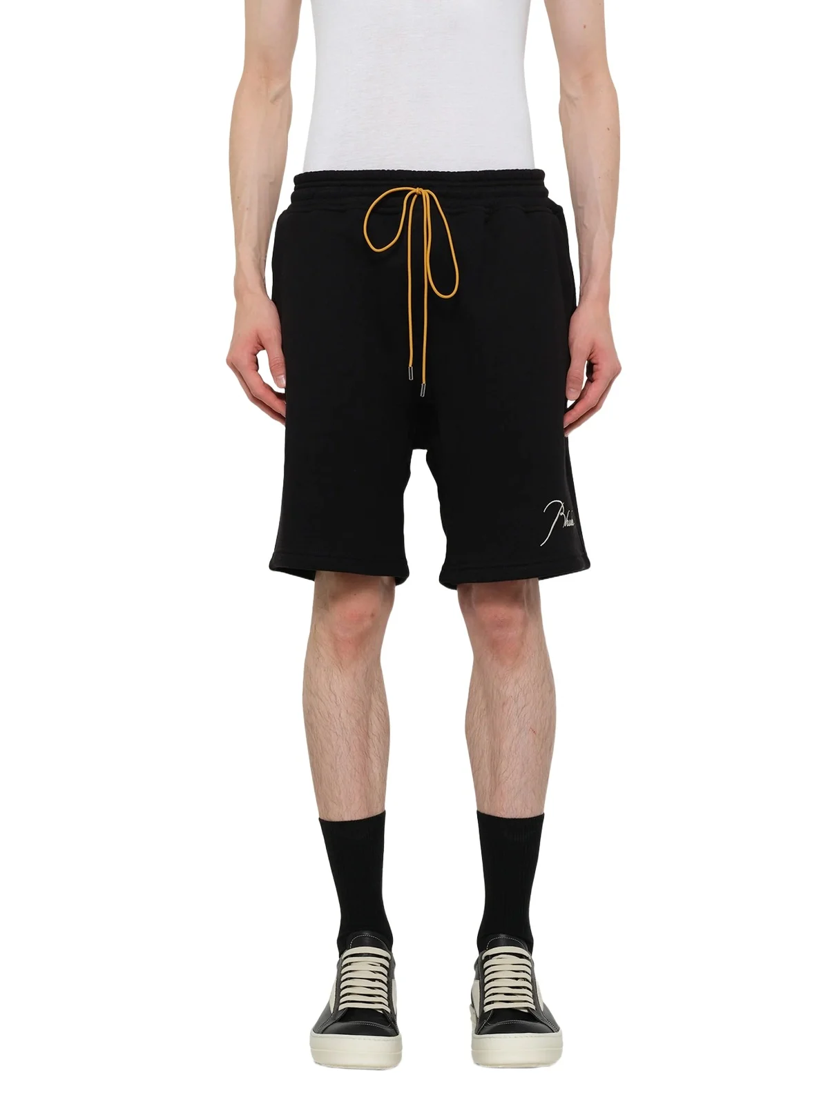 Rhude Classique Sweatshorts in Black/white