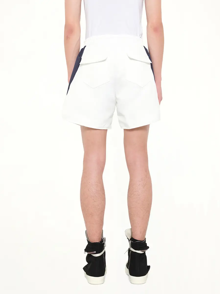 Rhude Logo Lightning Shorts in White/navy | Thumbnail 5 Rhude Logo Lightning Shorts in White/navy | Thumbnail 5