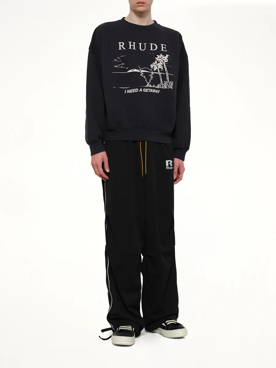 Rhude I Need A Getaway Sweatshirt in Vintage Black | Thumbnail 4 Rhude I Need A Getaway Sweatshirt in Vintage Black | Thumbnail 4