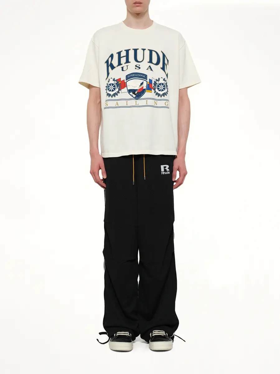 Rhude Usa Sailing Icon T-shirt in Vintage White | Thumbnail 7 Rhude Usa Sailing Icon T-shirt in Vintage White | Thumbnail 7