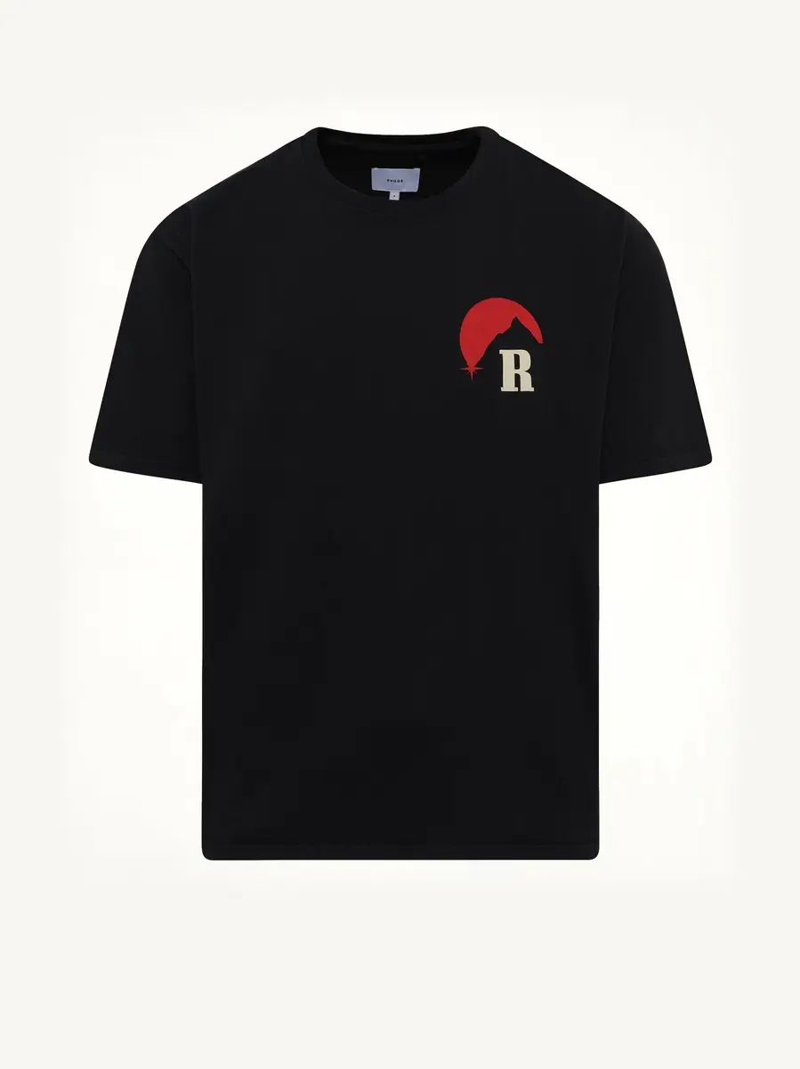 Rhude Moonlight Regatta T-shirt in Vintage Black | Thumbnail 2 Rhude Moonlight Regatta T-shirt in Vintage Black | Thumbnail 2