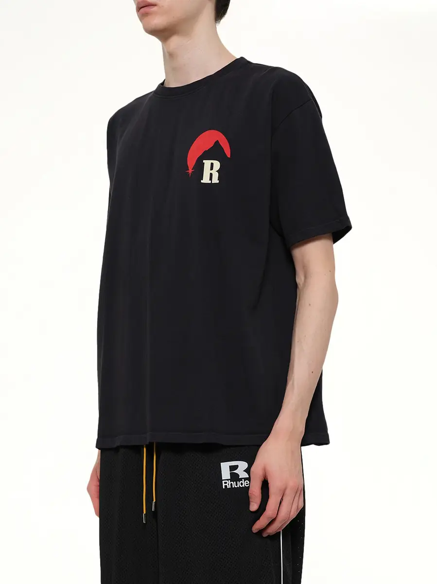 Rhude Moonlight Regatta T-shirt in Vintage Black | Thumbnail 3 Rhude Moonlight Regatta T-shirt in Vintage Black | Thumbnail 3