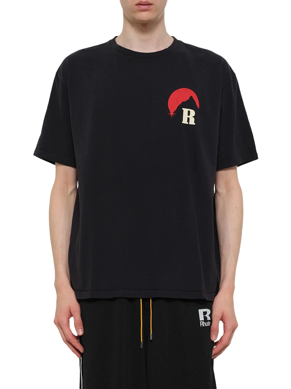 Rhude Moonlight Regatta T-shirt in Vintage Black