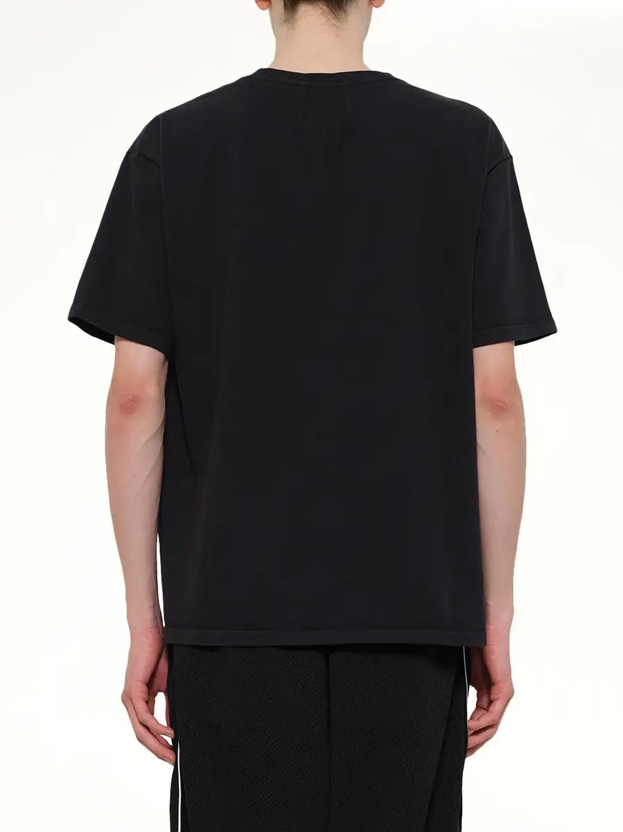 Rhude Montenegro Regatta T-shirt in Vintage Black | Thumbnail 5 Rhude Montenegro Regatta T-shirt in Vintage Black | Thumbnail 5