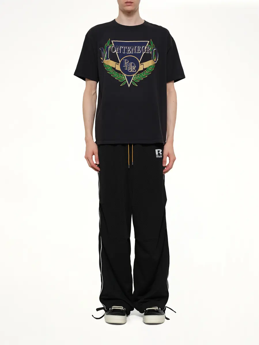 Rhude Montenegro Regatta T-shirt in Vintage Black | Thumbnail 7 Rhude Montenegro Regatta T-shirt in Vintage Black | Thumbnail 7