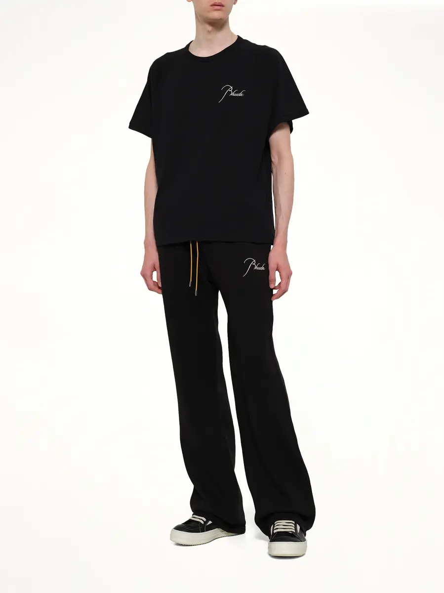 Rhude Classique Raglan T-shirt in Black/white | Thumbnail 4 Rhude Classique Raglan T-shirt in Black/white | Thumbnail 4