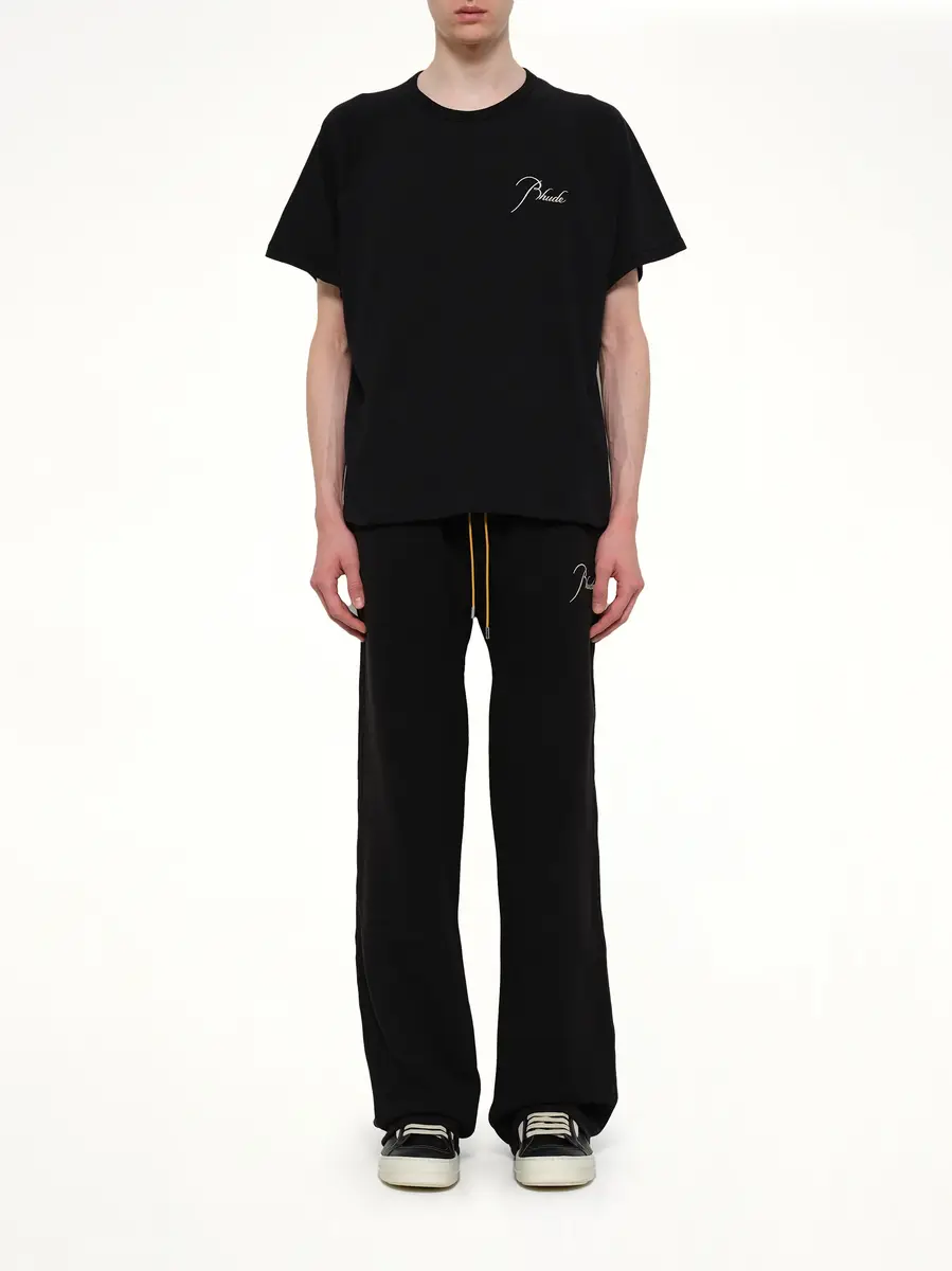 Rhude Classique Raglan T-shirt in Black/white | Thumbnail 7 Rhude Classique Raglan T-shirt in Black/white | Thumbnail 7