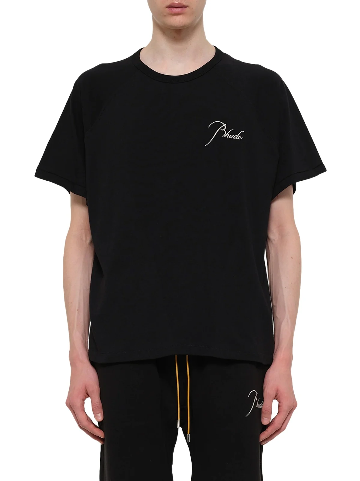 Rhude Classique Raglan T-shirt in Black/white