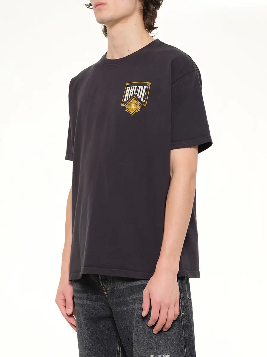 Rhude Rhude Playing Card T-shirt in Vintage Black | Thumbnail 3 Rhude Rhude Playing Card T-shirt in Vintage Black | Thumbnail 3